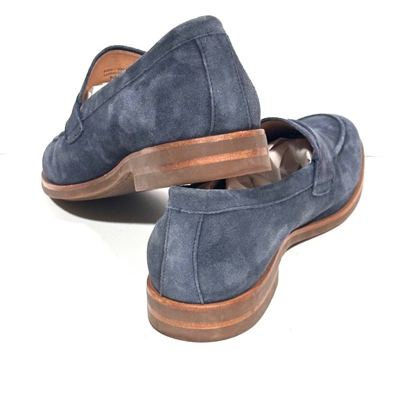 Warfield & Grand Classic Men’s Suede Loafers Size 8.5 Color Blue Gray - Picture 6 of 9
